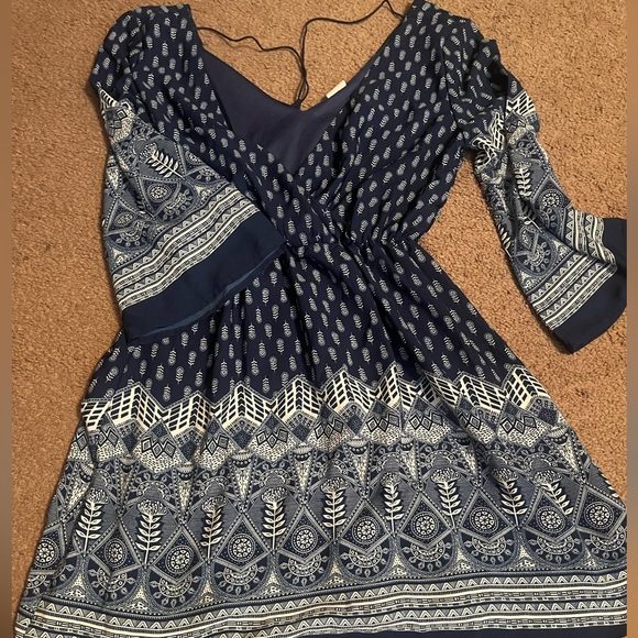 Pink owl knee length dress, size small. - Picture 2 of 2